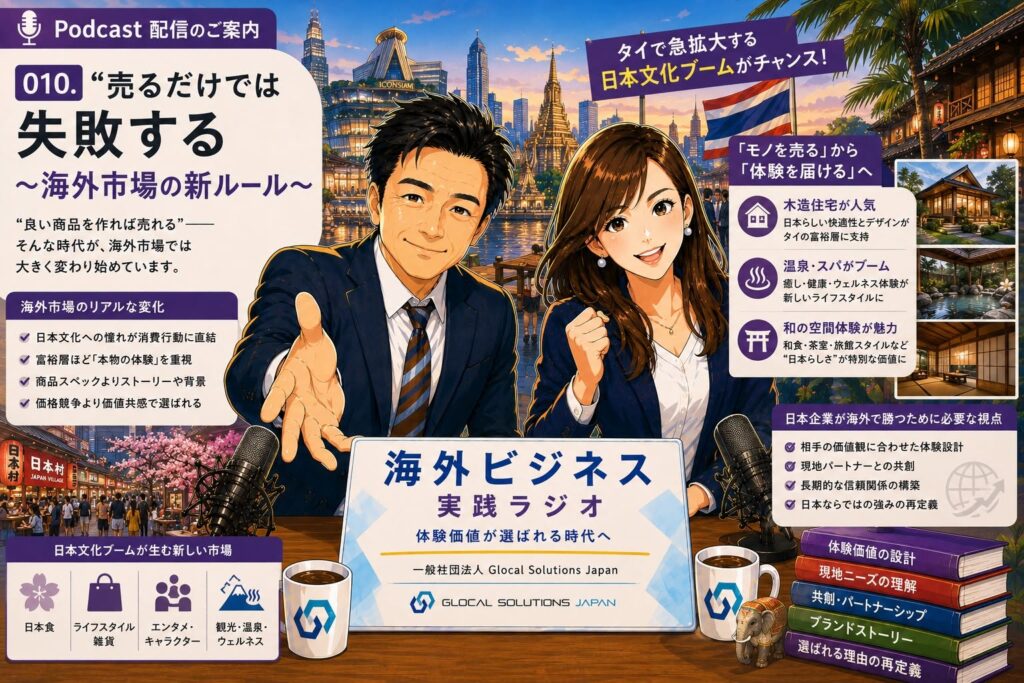010. “売るだけでは失敗する～海外市場の新ルール～